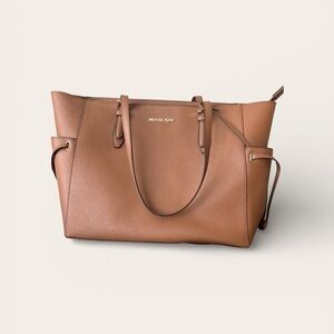 Michael Kors Brown Leather Tote